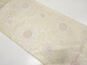 アンティーク　服部織物製　オリエント更紗模様織り出し袋帯（材料）